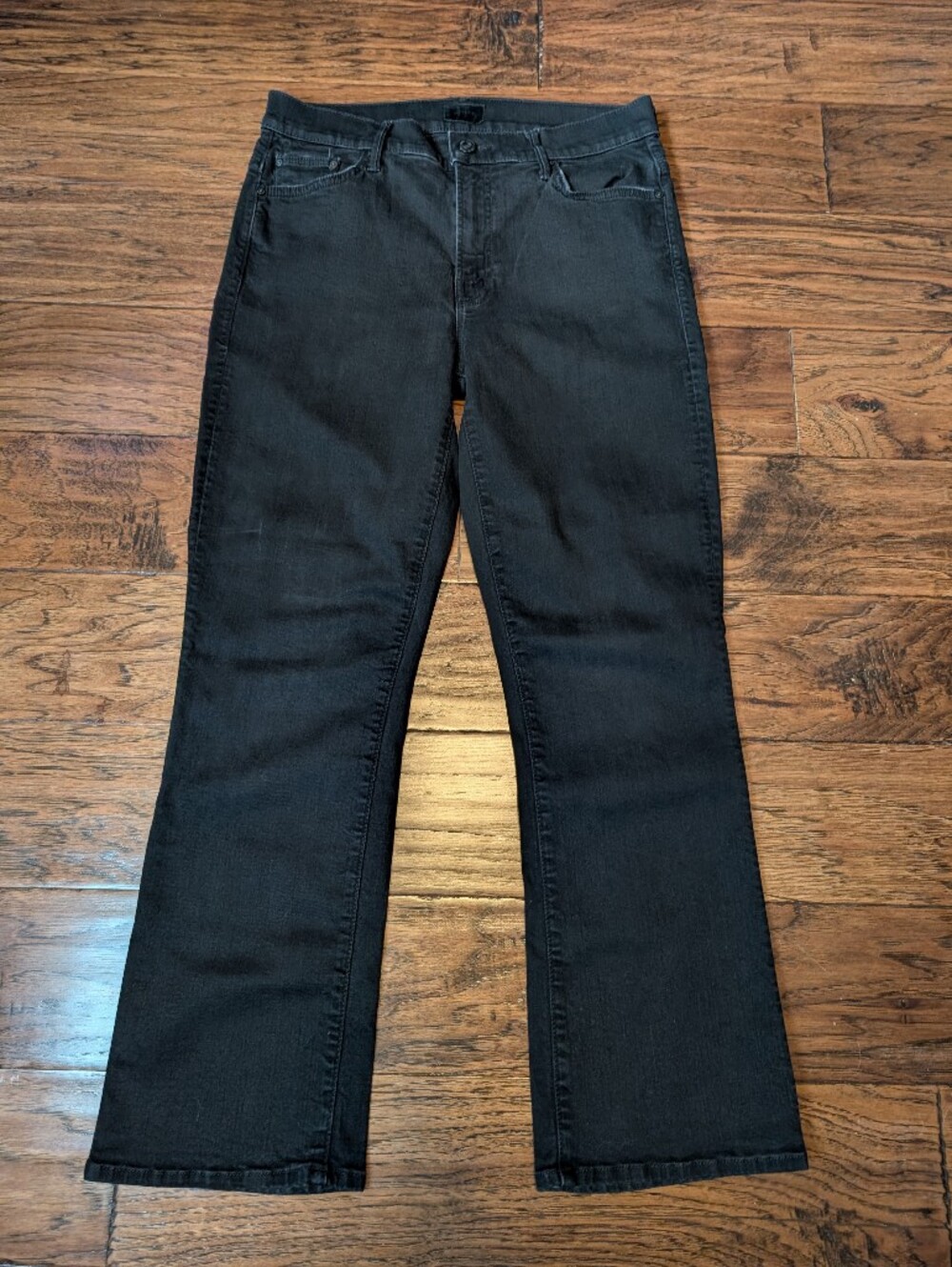 Mother The Insider Crop Not Guilty Size 29 Black Pants Jeans